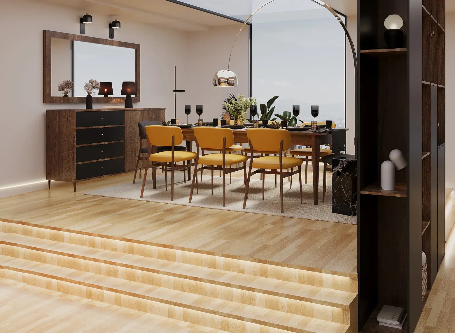 Modern Elegance in Dining Design