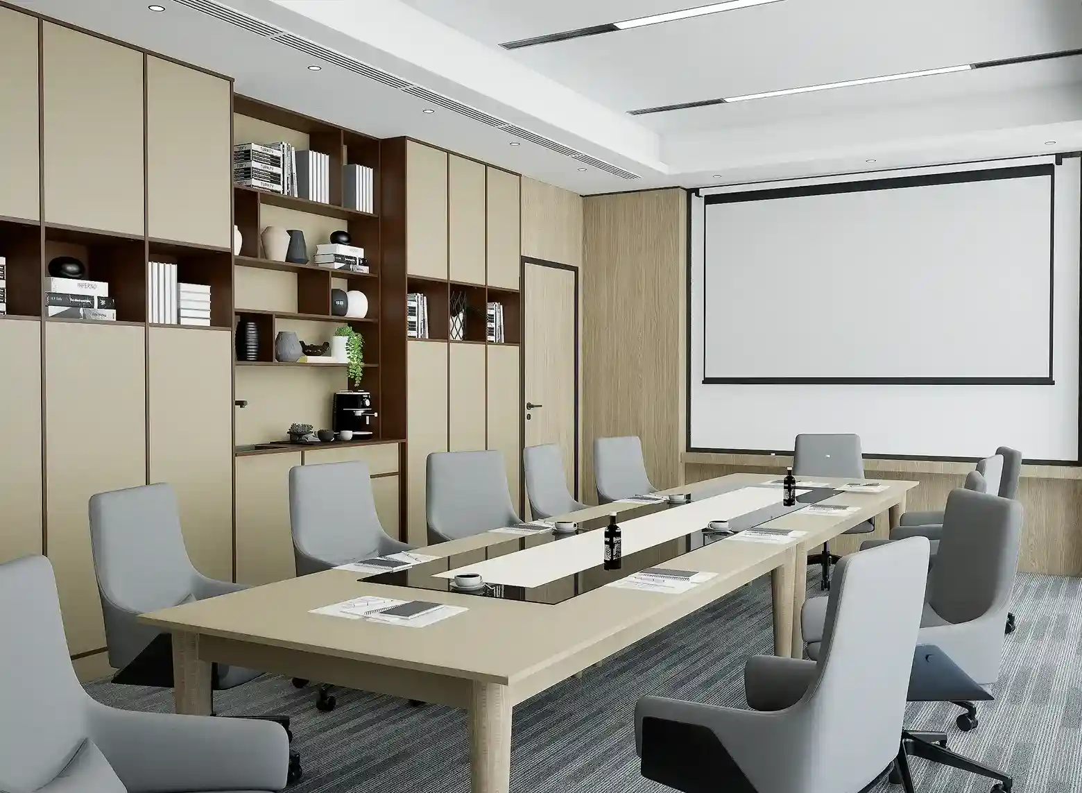 Coffee Corner & Meeting Space Elegance