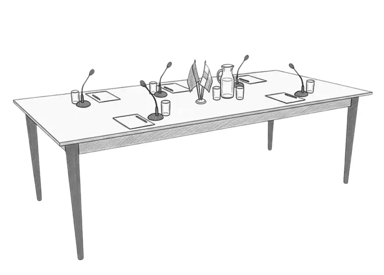 New meeting table
