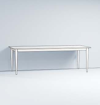 New dining table