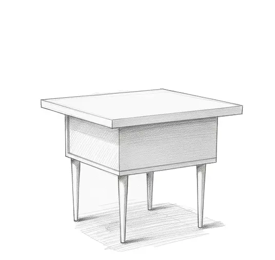 New box side table