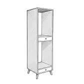 New washing machine cabinet