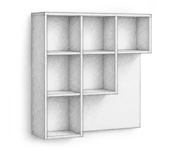 Floating Bookcase