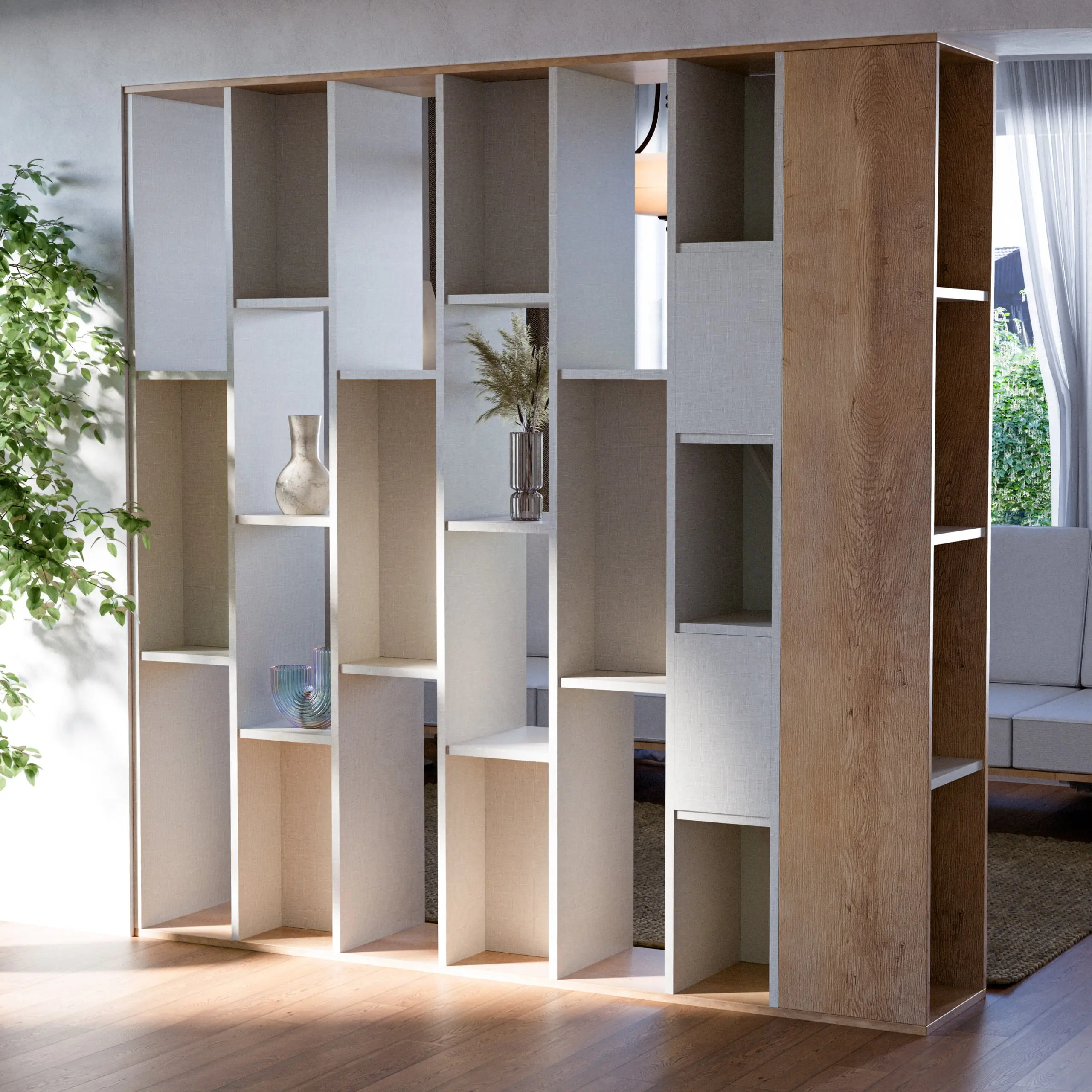 Double sided divider
